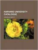 Harvard University Catalogue Harvard University