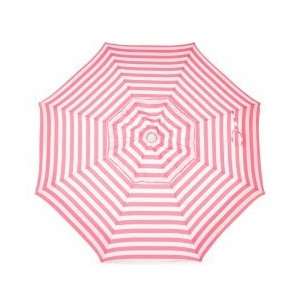  6ft Deluxe Cabana Striped Beach Umbrella with Tilt & Vent 