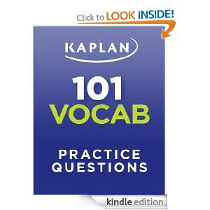 Kaplan 101 Vocab Practice Questions  Kindle Store
