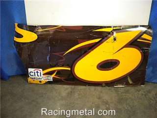 DAVID RAGAN RACE USED 6 UPS DOOR 2010 NASCAR SHEETMETAL  