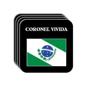  Parana   CORONEL VIVIDA Set of 4 Mini Mousepad Coasters 