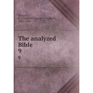  The analyzed Bible. 9 G. Campbell (George Campbell), 1863 