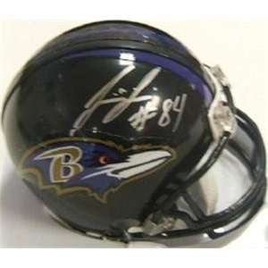  Jermaine Lewis autographed Football Mini Helmet (Baltimore 
