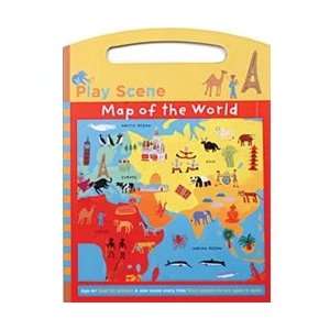  Mudpuppy World Map Play Scene Toys & Games