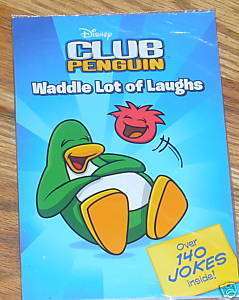 New Disney Club Penguin Waddle Lot of Laughs Joke Book  