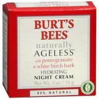 Burts Bees Naturally Ageless Hydrating Night Cream, 2.0 fl oz  