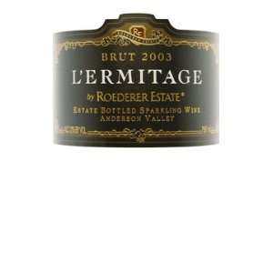  2003 Roederer Estate Brut Anderson Valley LErmitage 750ml 