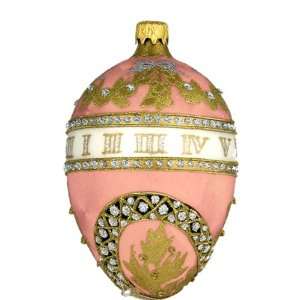 Museum Collection Fabergé Duchess of Marlborough Egg Glass Ornament 