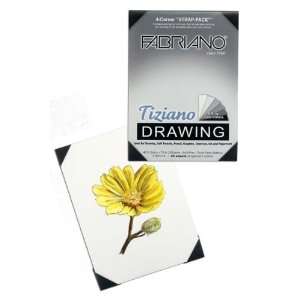  Fabriano Tiziano 24 Sheet Strap Pad 9.5x12   Graytones 