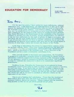 SPIRO T. AGNEW   PRINTED LETTER SIGNED IN INK  