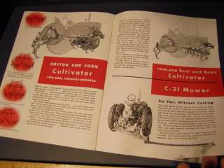 1951 Farmall C Tractor Dealer Catalog 24 pgs IH  