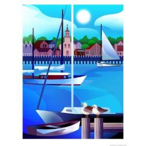  Marthas Vineyard Giclee Poster Print, 42x56