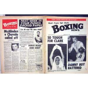    BOXING 1974 CLARK McALINDEN CHUVALO ALI FITZSIMMONS