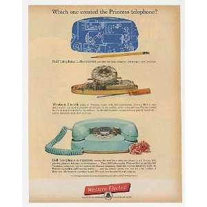  1962 Western Electric Bell Create Princess Telephone Print 