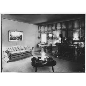   Park West, New York City. Living room, to sofa 1944