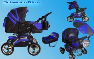 KOMBIKINDERWAGEN CITY VOYAGER +BABYSCHALE+LAMMFUßSACK  