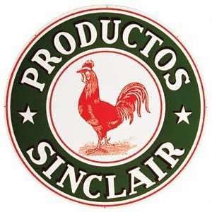   00105 SignPast Productos Sinclair Round Reproduction Vintage Sign