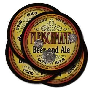  FLEISCHMANN Family Name Beer & Ale Coasters Everything 