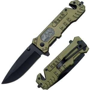  MARINE HERO Spring Assist   Legal Automatic Knife 