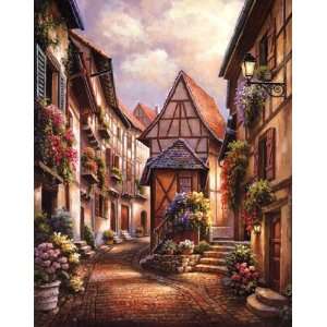  Village Court by Sung Kim 22x28