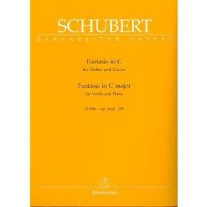  Schubert Franz Fantasia In C Major, Op. 159, D. 934. For 