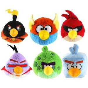  Angry Birds Space 8 Plush Set Of 6 Toys & Games