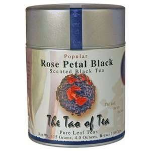  Rose Petal Black Tea, Sweet & Floral Scented Black Tea, 4 