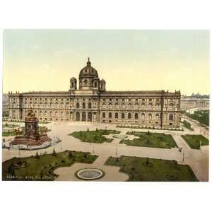 1890s photo The Imperial Museum, Vienna, Austro Hungary. Photochrom 