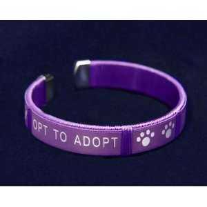 Animal Adoption Fabric Bangle Bracelet (Child Size   25 