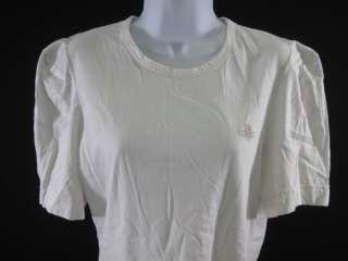 VIVIENNE WESTWOOD White Short Sleeve Shirt Top Sz S  