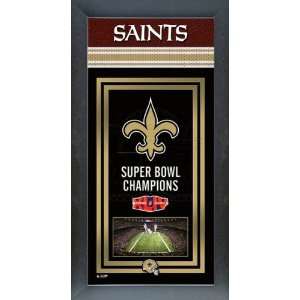  New Orleans Saints Framed Team Championship Banner Series 