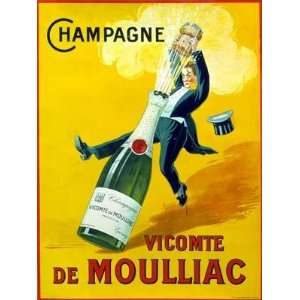  Champagne Vicomte De Moulliac By No Artist Highest Quality 