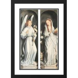   , Hans 28x40 Framed and Double Matted Annunciation