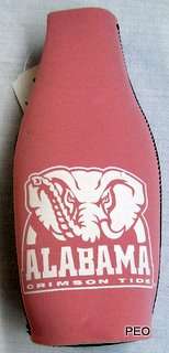 Alabama Crimson Tide Pink Bottle Coolie Koozie Multi  