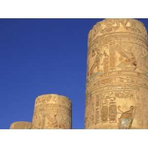  Forecourt Ringed with Elaborate Columns, Kom Ombo, Egypt 