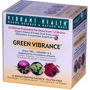  Vibrant Health, Green Vibrance, Version 10.0, 15 Single 