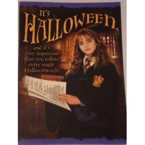  Harry Potter Halloween Card with Hermione From Movie 