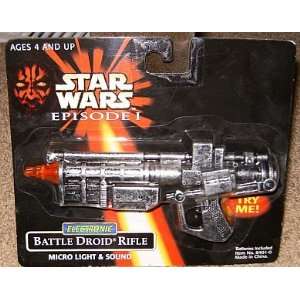  Star Wars Electronic Battle Droid Rifle Toys & Games