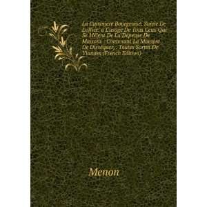   Toutes Sortes De Viandes (French Edition) Menon  Books