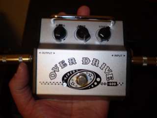 ALBER EFFECTS OD 600 MINI STOMP OVERDRIVE TRUE BYPASS COMPACT 