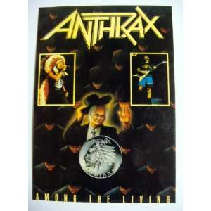  Anthrax Postcard Original Vintage Postcard Among The Living Anthrax 