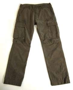 215 LVC Levis Vintage Clothing Distressed Green Military Cargo Pants 