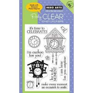  Cuckoo   Clear Rubber Stamps Arts, Crafts & Sewing