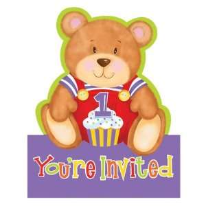  Teddys 1st Birthday Invitations Fill in Toys & Games