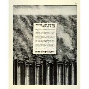  1945 Ad Combustion Engineering WWII War Production C E 