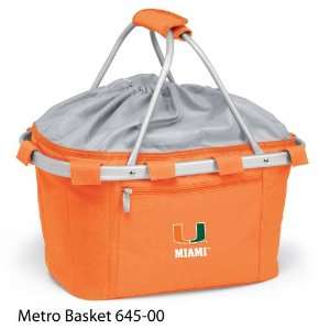  University of Miami Embroidery Metro Basket Collapsible 