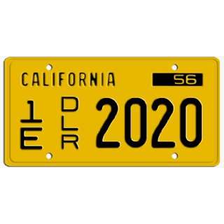  STATE DEALER PLATE   EMBOSSED WITH YOUR CUSTOM NUMBER   This plate 