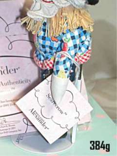 ALEXANDER DOLL PORCELAIN SCARECROW MIB JOINTED 6 2001  