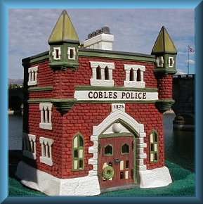 Cobles Police Station Dept. 56 Dickens Village D56 DV  
