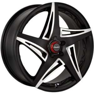 Panther Scream 18x7.5 Black Wheel / Rim 5x4.5 with a 45mm Offset and a 
